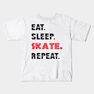 Skateboard - Longboard - Skating - Skater Kids T-Shirt